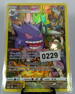 Pokemon Gengar TCG Lost Origin Trainer Gallery Holo Ultra Rare Card TG06/TG30 NM - Image 1
