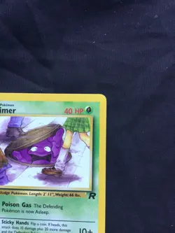 Pokemon Cards: Team Rocket 1st Edition Common: Grimer 57/82 - Image 3