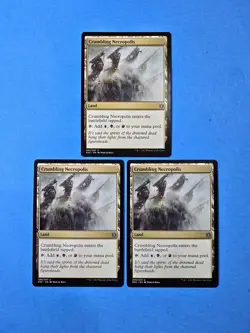 3x Crumbling Necropolis Explorers of Ixalan 2017 Mtg Magic Card Land Mana 45 - Image 1