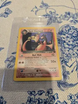 Dark Charizard - 4/82 Holo Rare - Team Rocket Pokemon TCG Card Vintage LP+ - Image 1