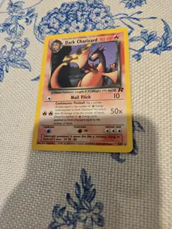 Dark Charizard - 4/82 Holo Rare - Team Rocket Pokemon TCG Card Vintage LP+ - Image 3