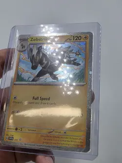 Pokemon TCG Destined Rivals Zebstrika SVP201 201 Black Star Promo English Card - Image 2