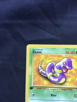 Pokemon Cards: Team Rocket 1st Edition Common: Ekans 56/82 - Image 2