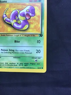 Pokemon Cards: Team Rocket 1st Edition Common: Ekans 56/82 - Image 4