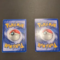 1999 Pokemon Base Set Vintage Holo Cards Raichu Hitmonchan Damaged - Image 2