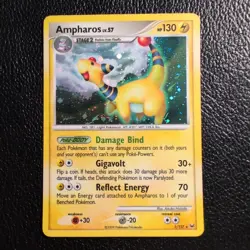 Ampharos 1/127 Holo Rare Platinum Pokemon Card - Image 1