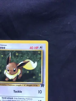 Pokemon Cards: Team Rocket 1st Edition Common: Eevee 55/82 - Image 3
