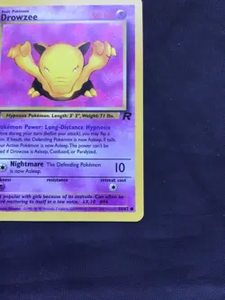 Pokemon Cards: Team Rocket 1st Edition Common: Drowzee 54/82 - Image 4