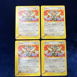 Tauros 133/165 Expedition Pokemon E Series Card Vintage 2002 Nintendo 4 - Image 1