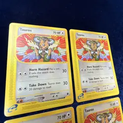Tauros 133/165 Expedition Pokemon E Series Card Vintage 2002 Nintendo 4 - Image 2