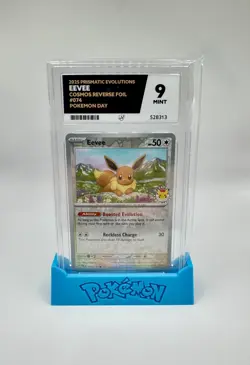 Eevee Pokemon Day Stamp Prismatic Evolutions Set TCG Card 074/131 ACE 9 - Image 1
