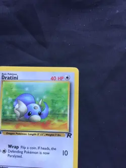 Pokemon Cards: Team Rocket 1st Edition Common: Dratini 53/82 - Image 3