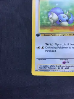 Pokemon Cards: Team Rocket 1st Edition Common: Dratini 53/82 - Image 5