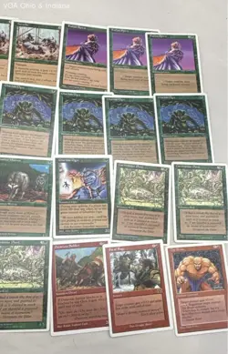 Vintage 1990s White Border Magic The Gathering MTG Cards Various Characters - Image 5