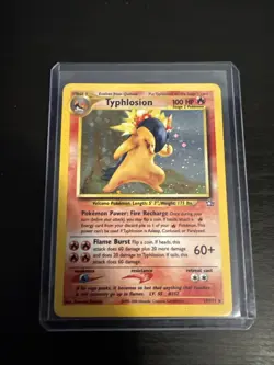 Pokemon Neo Genesis 2000 Typhlosion Holo Rare Card TCG 17/111 - Image 1