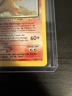 Pokemon Neo Genesis 2000 Typhlosion Holo Rare Card TCG 17/111 - Image 2