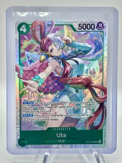 Uta (SR) OP13-023 One Piece Card Carrying On His Will English - Image 1