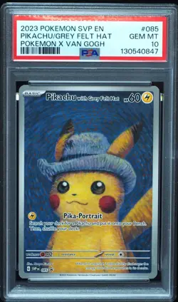Pikachu with Grey Felt Hat 085 PSA 10 Gem Mint Pokemon Card New Cert - Image 1
