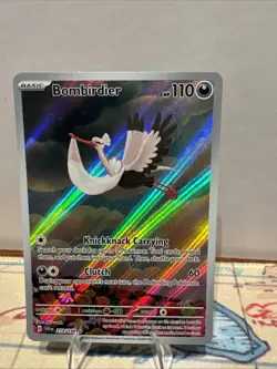 Pokemon TCG Bombirdier Illustration Rare Card Scarlet & Violet 219/198 - Image 1