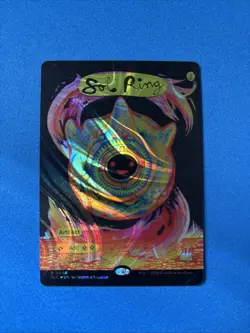 MTG Secret Lair Encyclopedia of Magic 0046 Sol Ring Halo Foil Chase - Image 1