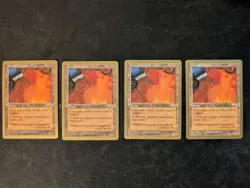 City Of Traitors x 4 - Kai Budde 1999 - Magic the gathering - MTG ~ NM/EX - Image 1