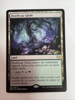 MTG Deathcap Glade Innistrad: Crimson Vow 261/277 Regular Rare - Image 1