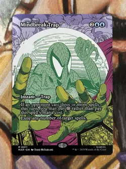 Mindbreak Trap #0011 (Borderless) Spider-Man Eternal-Legal Regular Mythic - NM/M - Image 1