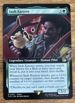 MTG Final Fantasy, Sazh Katzroy - Borderless - Image 1