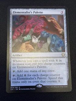 Elementalist's Palette 076/081 Commander 2021 C21 MTG NM - Image 1