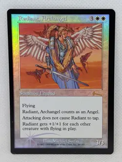 Radiant, Archangel Urza's Legacy Foil MTG Magic The Gathering Reserved List - Image 1