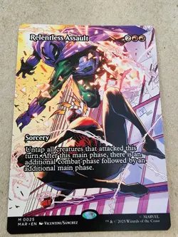 Relentless Assault - #25 Regular (Borderless) Spider Man Eternal-Legal - Mtg - Image 1