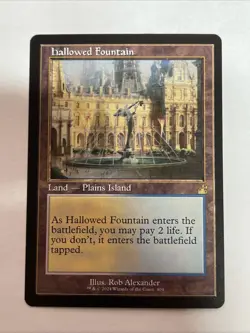 Hallowed Fountain (Retro Frame) Ravnica Remastered #404 Rare - Image 1