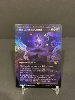 The Darkness Crystal Borderless FOIL - FIN R 0335 MTG Magic Final fantasy - Image 1