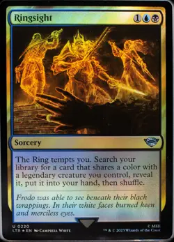 MTG Lord of the Rings - Ringsight - Foil - Image 1