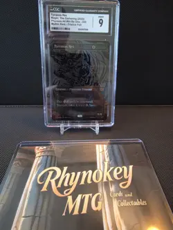 Tyrranax Rex Oil Slick Raised Foil CGC Mint 9 - Image 1