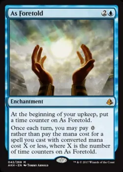 1x As Foretold Light Play MTG Magic - Kid Icarus - - Image 1