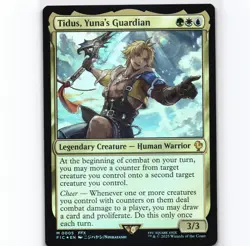 Tidus, Yuna's Guardian Foil M Commander: FINAL FANTASY 5 NM FIC - Image 1