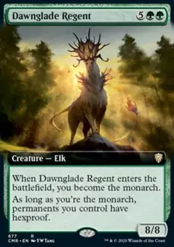 MTG Magic the Gathering Dawnglade Regent (677/743) Commander Legends LP - Image 1