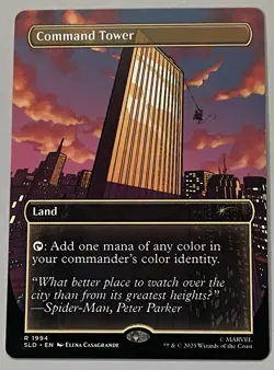 MTG Secret Lair Drop Command Tower Land RARE REGULAR #1994 - Image 1