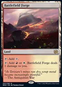 MTG Magic the Gathering Battlefield Forge (257/399) The Brothers' War NM - Image 1