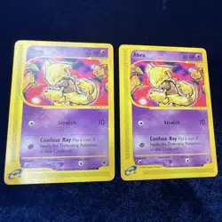 Abra 93/165 Expedition Pokemon E Series Card Vintage 2002 Nintendo 2 HP - Image 1