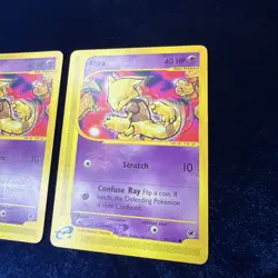 Abra 93/165 Expedition Pokemon E Series Card Vintage 2002 Nintendo 2 HP - Image 3