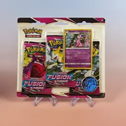 FUSION STRIKE: ESPEON 3-PACK BLISTER POKEMON 2021 ENGLISH - Image 1