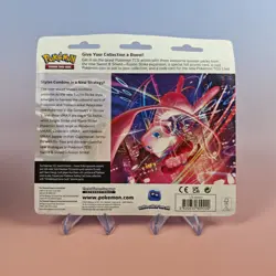 FUSION STRIKE: ESPEON 3-PACK BLISTER POKEMON 2021 ENGLISH - Image 2