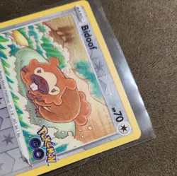 Bidoof (Peelable Ditto) Common Pokemon GO 059/078 LP/NM - Image 3