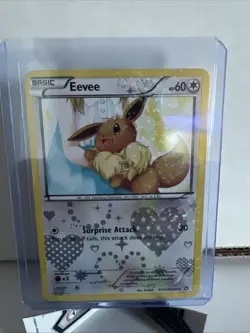 Eevee RC14/RC25 Legendary Treasures: Radiant Collection Holo 2013 Pokemon CardLP - Image 1