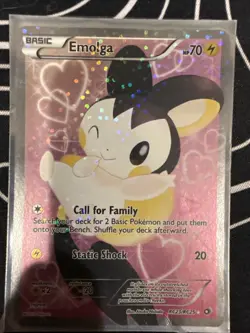 Pokemon TCG Emolga Legendary Treasures Full Art Ultra Rare Card RC23/RC25 - Image 4
