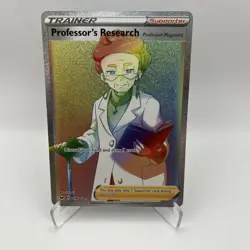 Pokemon Card Professor's Research 209/202 Secret Rainbow Rare Sword & Shield MT - Image 1