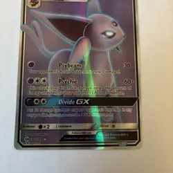 Pokemon Card TCG Espeon GX 140/149 Sun And Moon Full Art Ultra Rare Holo VGC - Image 3