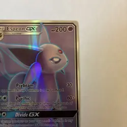 Pokemon Card TCG Espeon GX 140/149 Sun And Moon Full Art Ultra Rare Holo VGC - Image 5